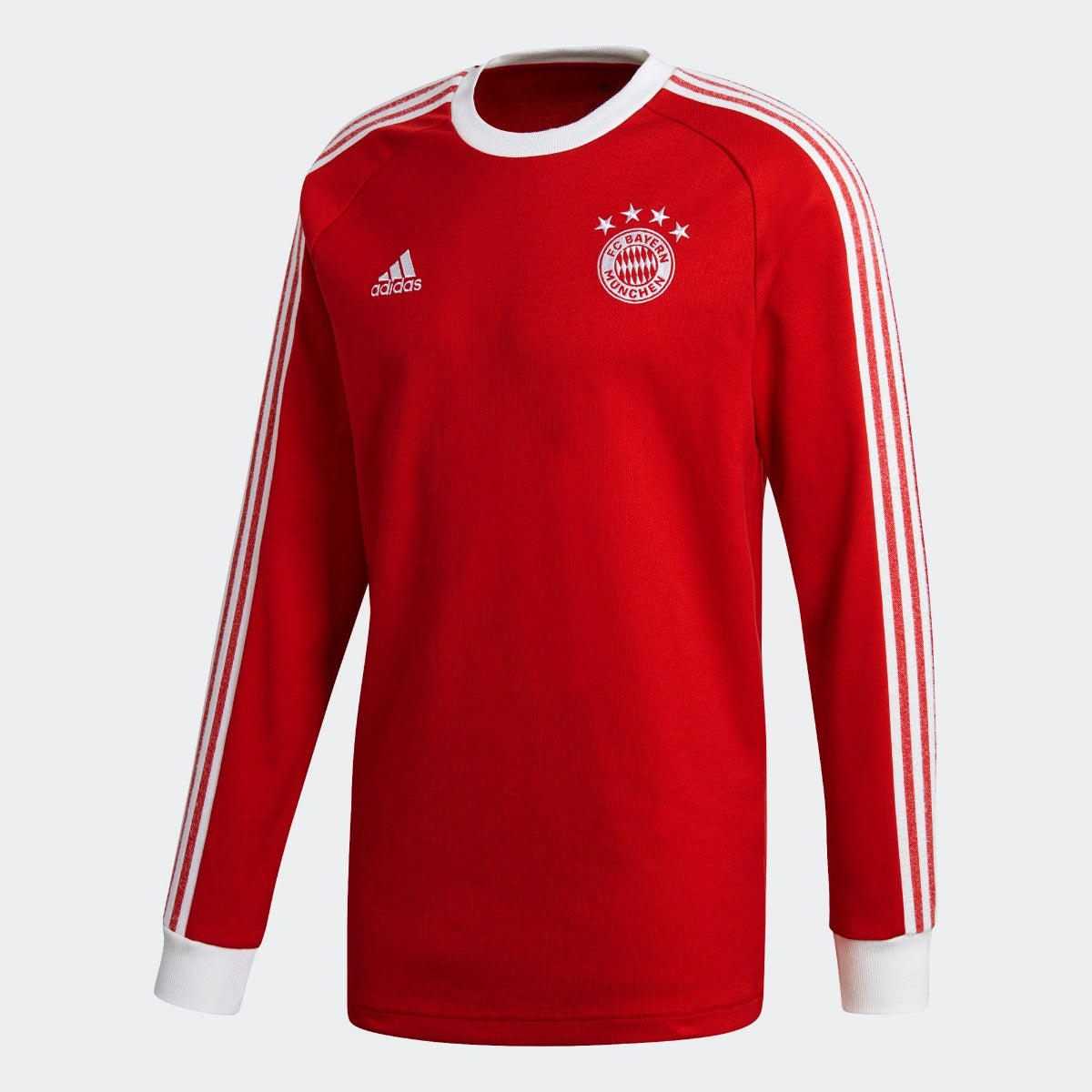 Adidas, Adidas 2020-21 Bayern Monaco Icons Tee - Rosso-Bianco