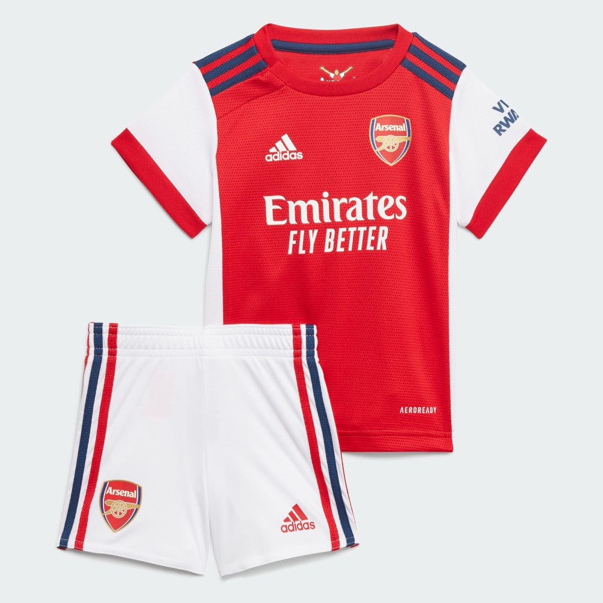 Adidas, Adidas 2021-22 Arsenal Home Baby Set - Scarlatto-Bianco