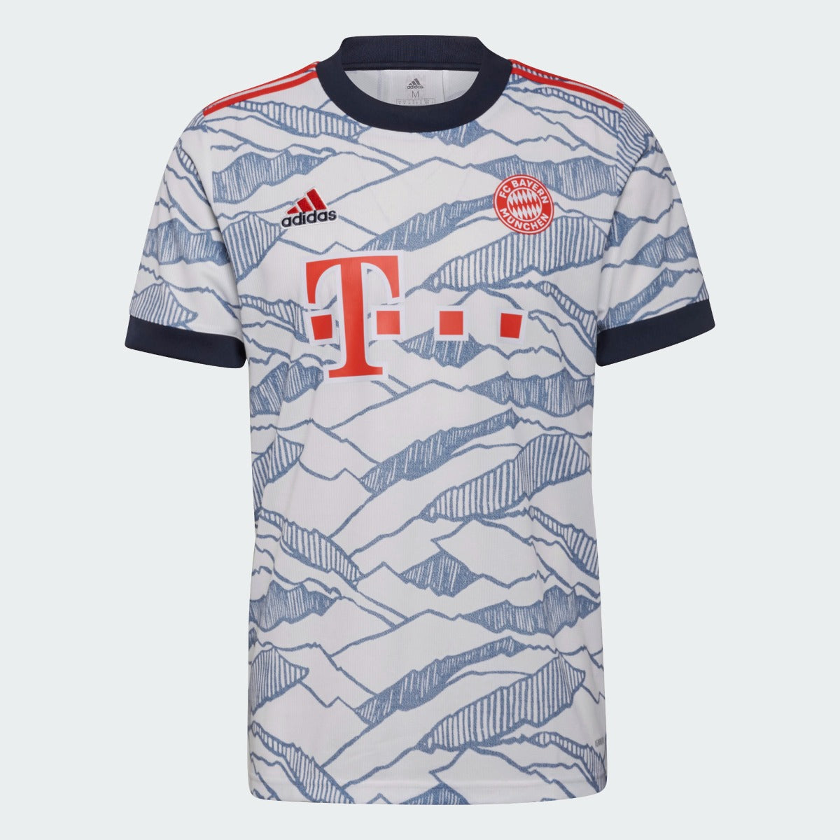 Adidas, Adidas 2021-22 Bayern Monaco Terza Maglia - Bianco