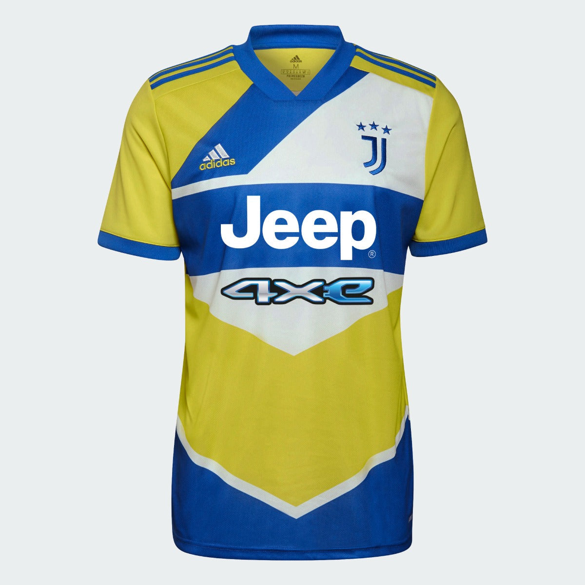 Adidas, Adidas 2021-22 Juventus - Terza maglia - Giallo-blu