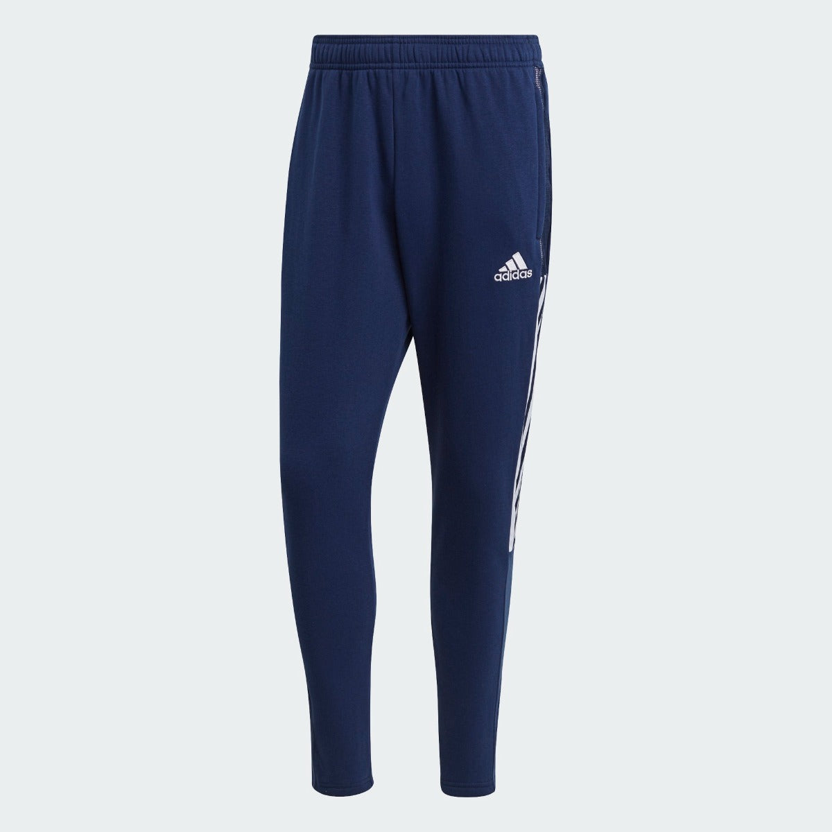 Adidas, Adidas Tiro 21 Pantaloni felpati - Navy-Bianco