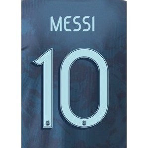 Uni Sport, Argentina 2020/21 In trasferta Maglia Messi #10 Nome Set