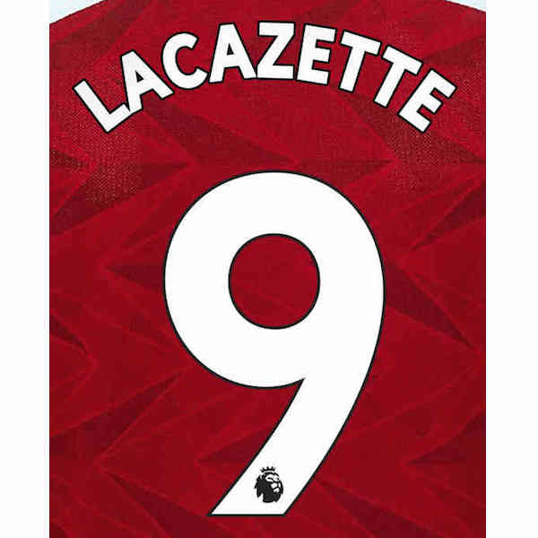 Uni Sport, Arsenal 2019/22 Home Lacazette #9 Maglia Set Nome