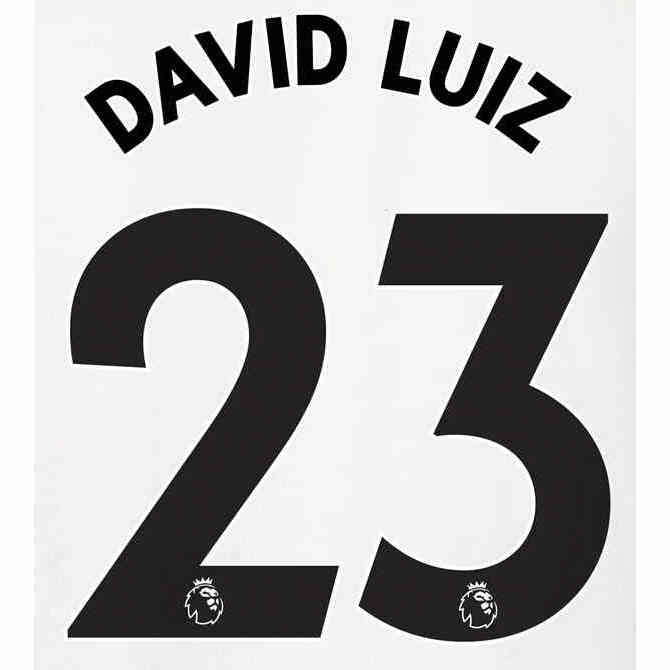 Uni Sport, Arsenal 2020/21 In trasferta David Luiz #23 Maglia Nome Set