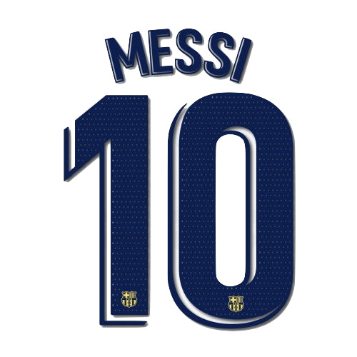 Uni Sport, Barcellona 2019/20 In trasferta Messi #10 Maglia Nome Set