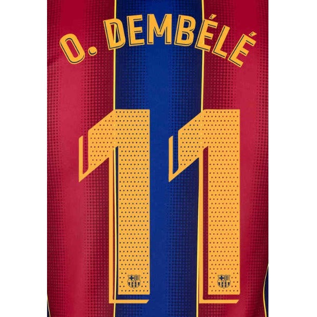 Uni Sport, Barcellona 2019/21 Casa O. Dembele #11 Maglia Nome Set