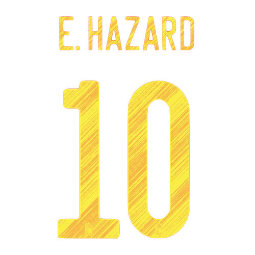Uni Sport, Belgio 2020/21 Casa E. Hazard #10 Maglia Nome Set