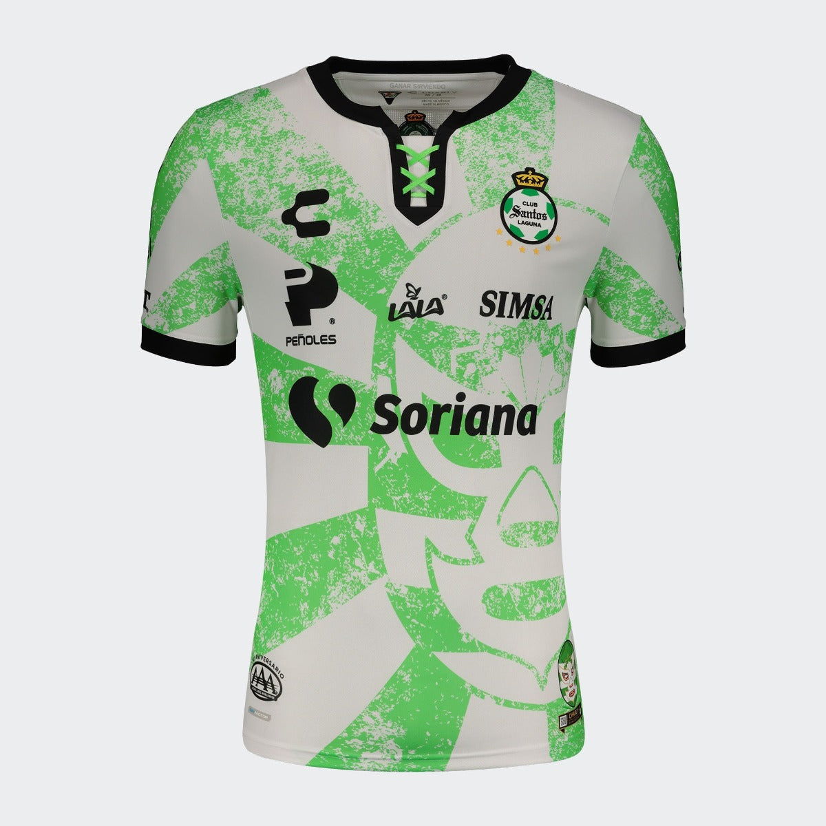Charly, Charly 2021-22 Santos Laguna Terza maglia - Bianco-verde