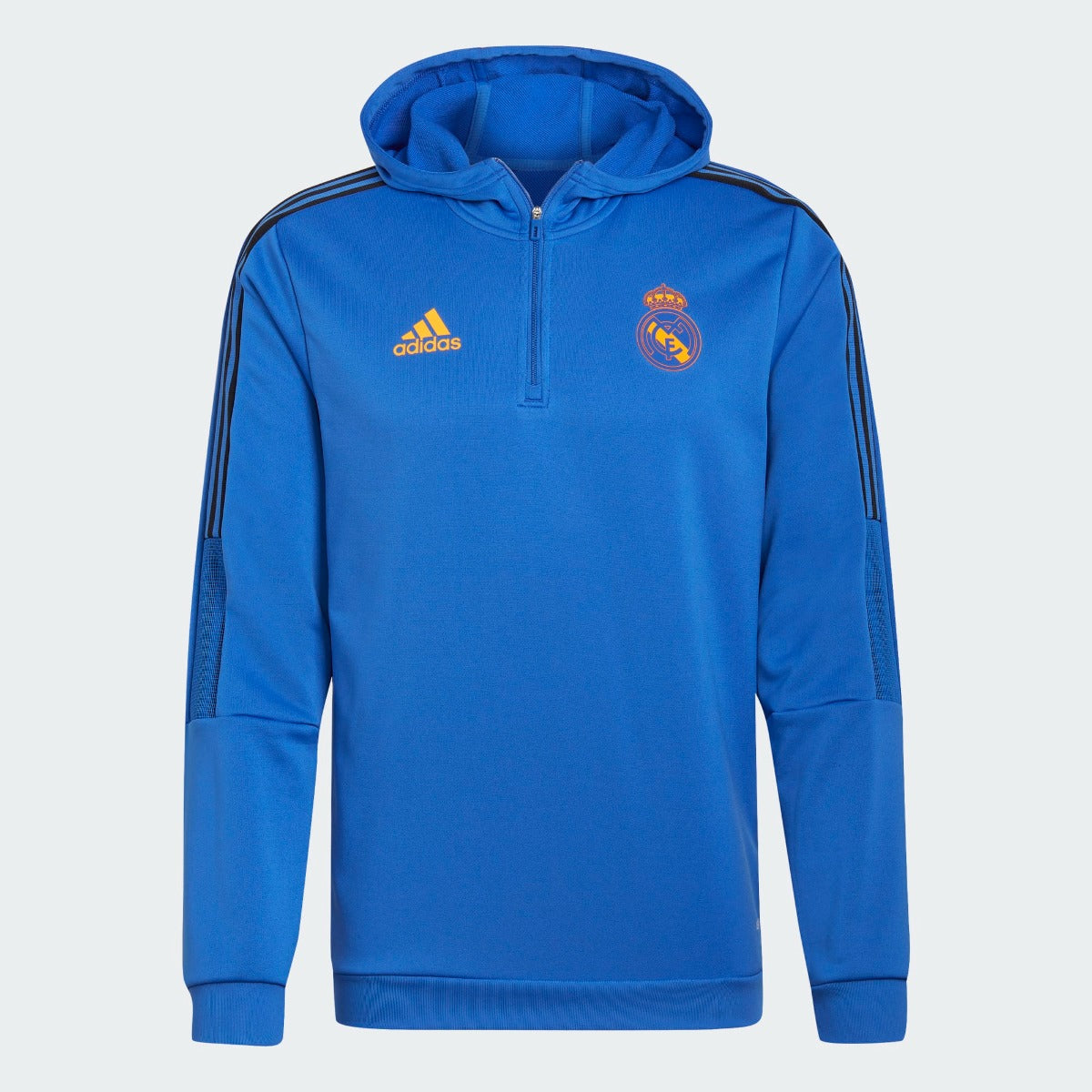 Adidas, Felpa adidas 21-22 Real Madrid con cappuccio - Hi Res Blue