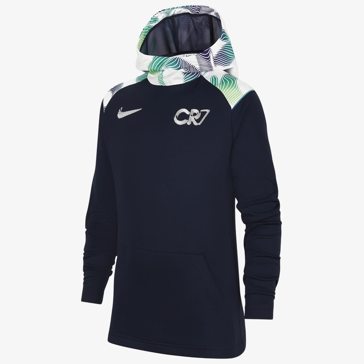 Nike, Felpa con cappuccio Nike Youth DF CR7 - Bianco-ossidiana
