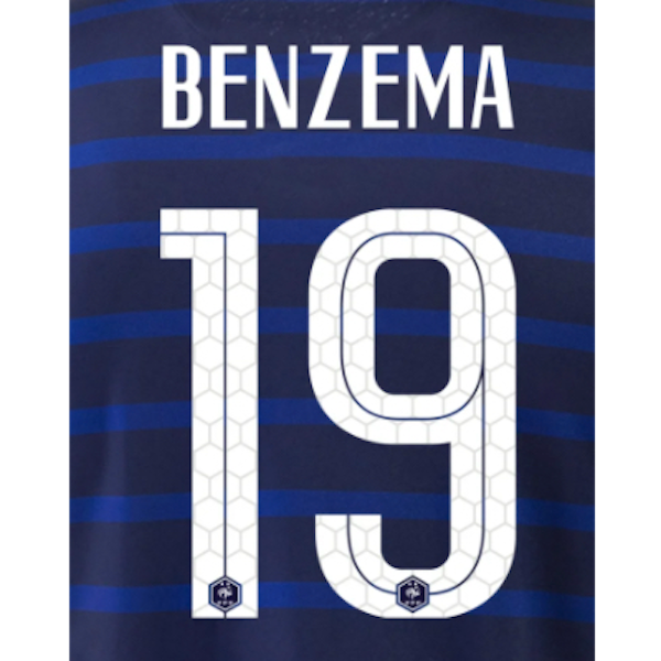 Uni Sport, Francia 2020/21 Casa Benzema #19 Nome Maglia Set