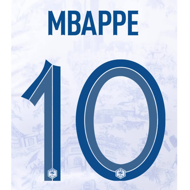 Uni Sport, Francia 2022-23 Away Mbappe #10 Maglia giovanile Nome Set