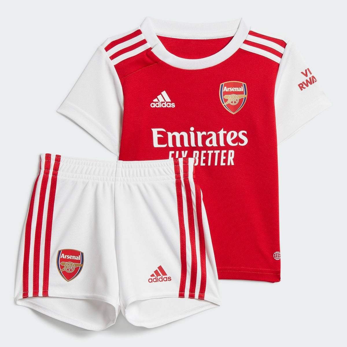 Adidas, Kit bambino adidas 22-23 Arsenal Home - Scarlatto-Bianco