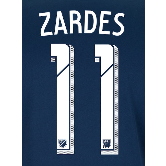 Uni Sport, LA Galaxy 2015/19 Away Zardes #11 Maglia Nome Set