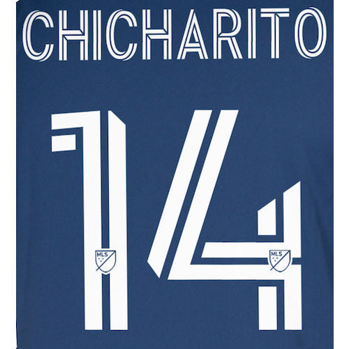 Uni Sport, LA Galaxy 2020/21 Away Chicharito #14 Maglia Nome Set