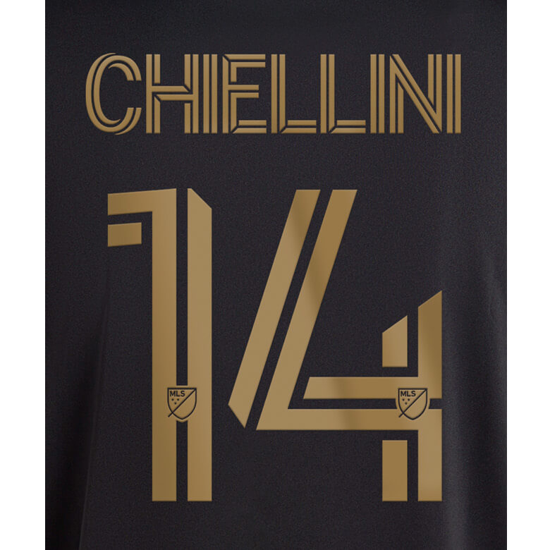 Uni Sport, LAFC 2022/23 Home Chiellini #14 Maglia Nome Set