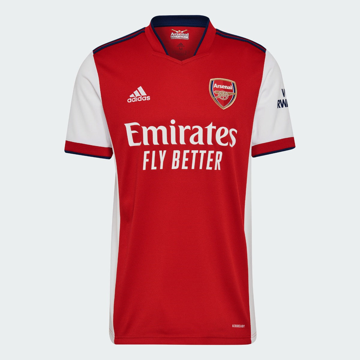 Adidas, Maglia Adidas 2021-22 Arsenal Home - Rosso-Navy