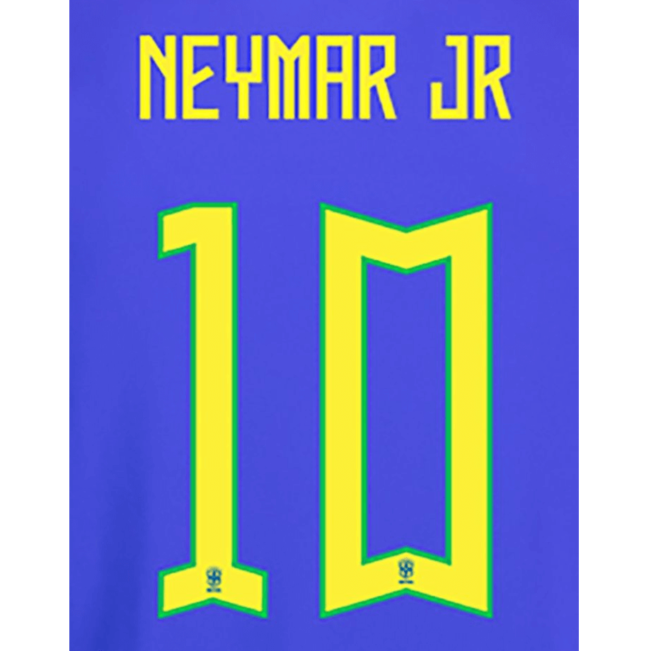 Uni Sport, Maglia Brasile 2022-23 Away Neymar JR #10 Nome Set