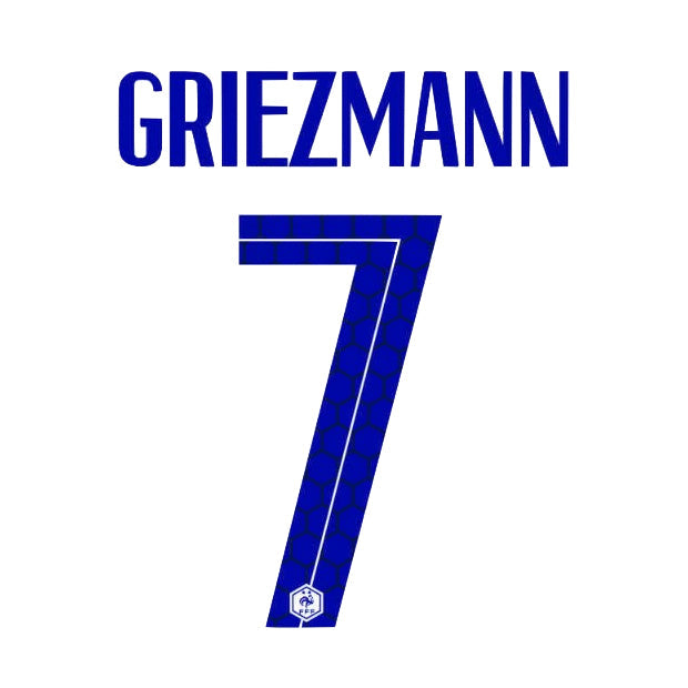 Uni Sport, Maglia Francia 2020/21 Away Griezmann #7 Nome Set