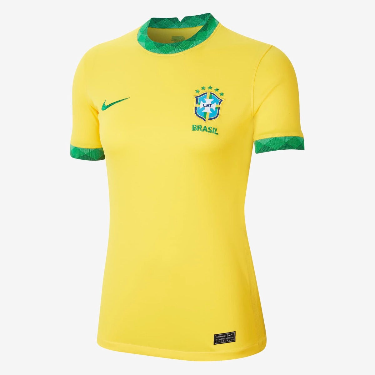 Nike, Maglia Home Nike 2020-21 Brasil Donna - Giallo