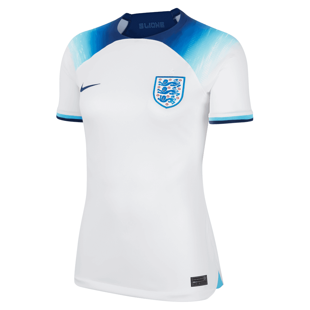 Nike, Maglia Home Nike 2022-23 Inghilterra Femminile - Bianco-Blu