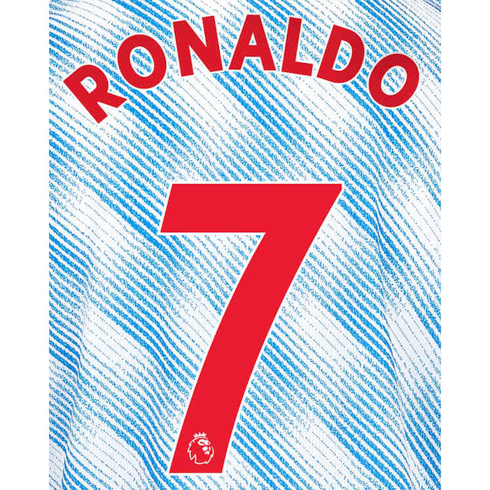 Uni Sport, Maglia Manchester United 2021/22 Away Ronaldo #7 Nome Maglia YOUTH Set