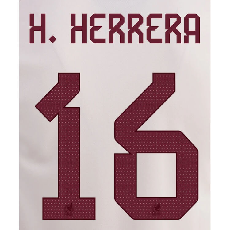 ID sportivo, Maglia Messico 2022-23 Away H. Herrera #16 Set Nome