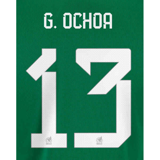 Uni Sport, Maglia Messico 2022-23 Home G. Ochoa #13 Set Nome