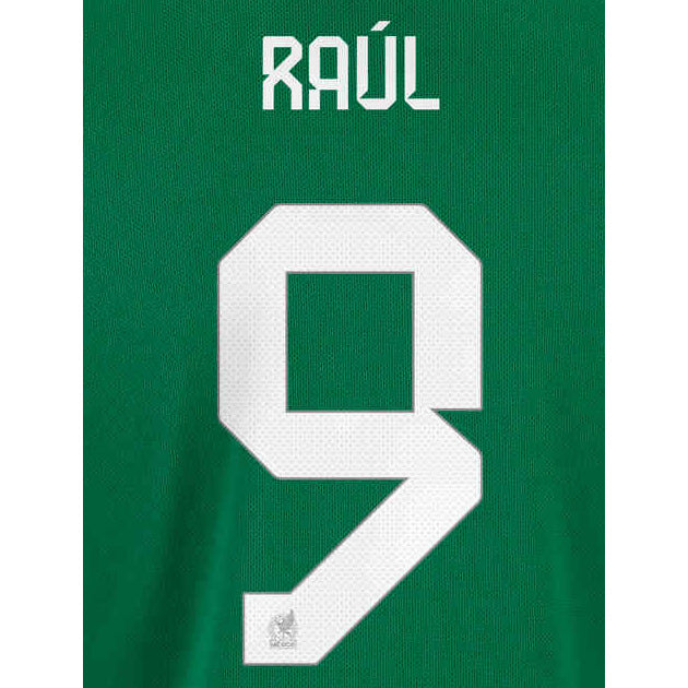 Uni Sport, Maglia Messico 2022/23 Home Raul #9 Set di nomi