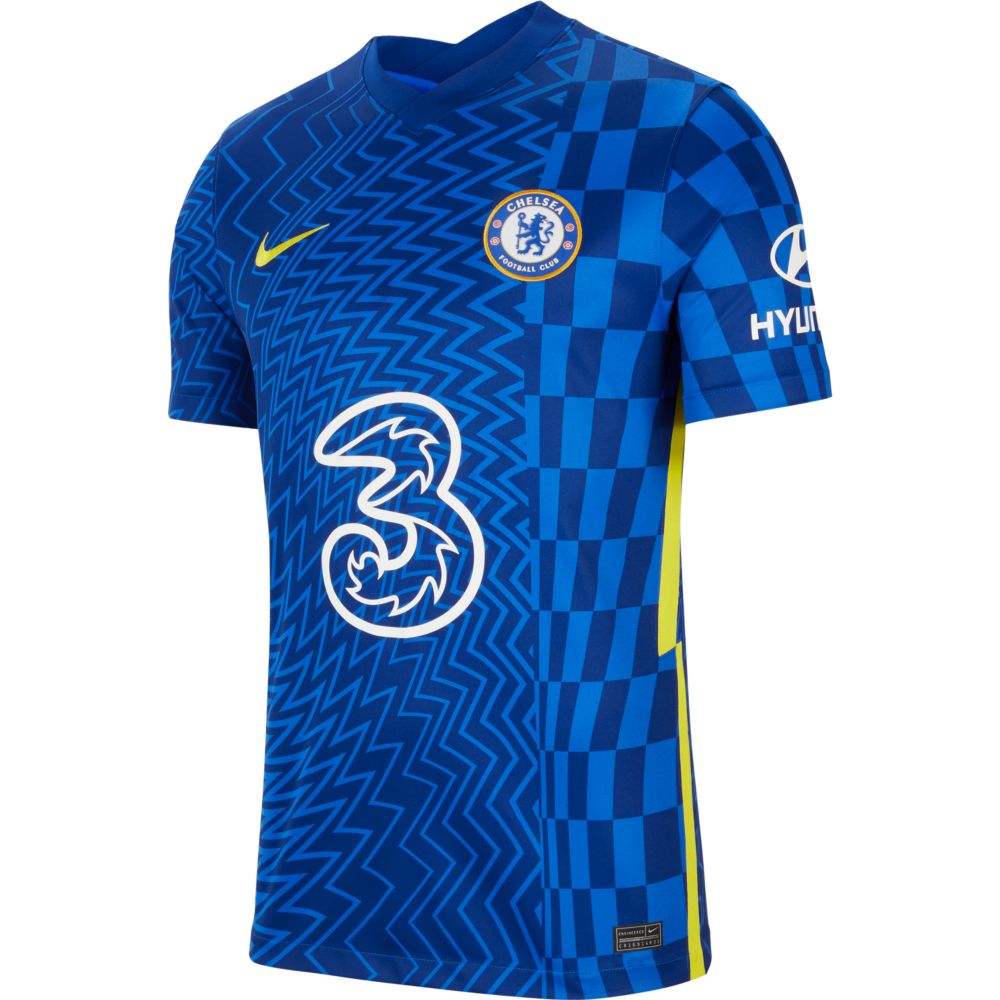 Nike, Maglia Nike 2021-22 Chelsea Home - Lione Blu