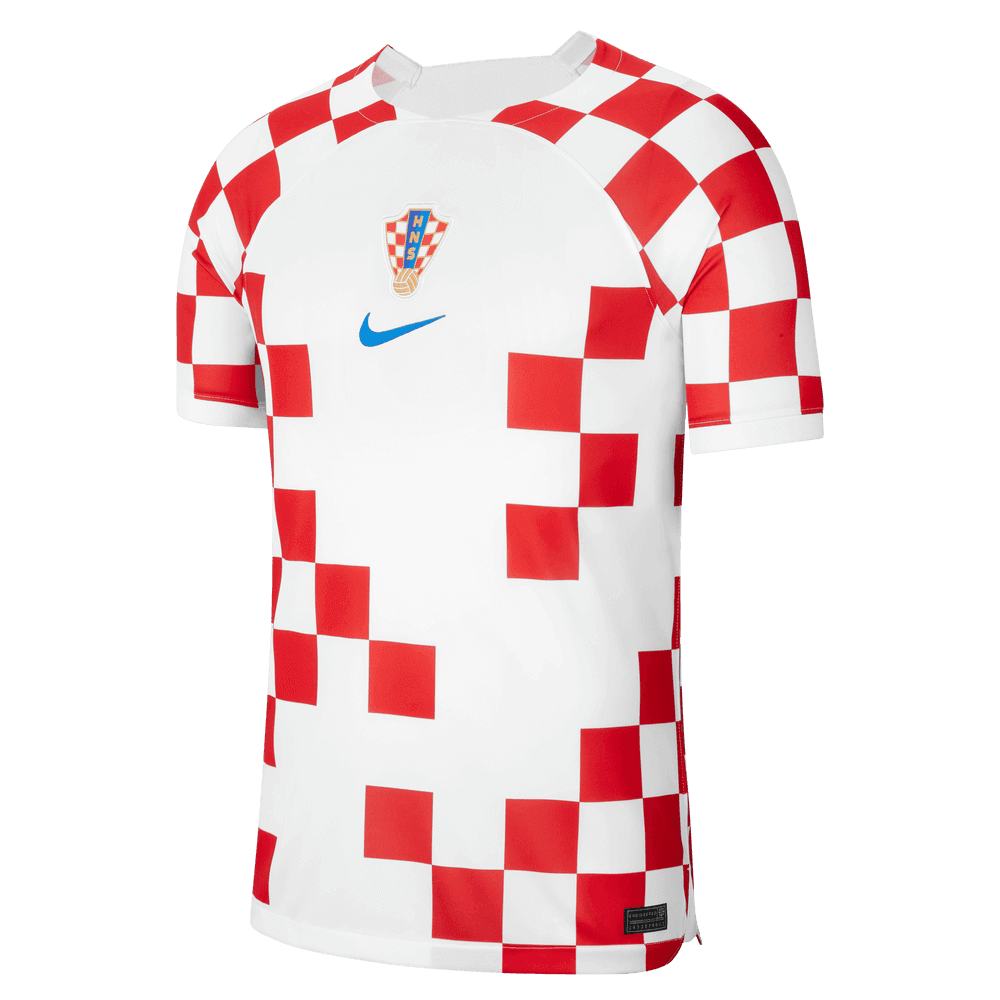 Nike, Maglia Nike 2022-23 Croazia Home Bianco-Rosso-Blu