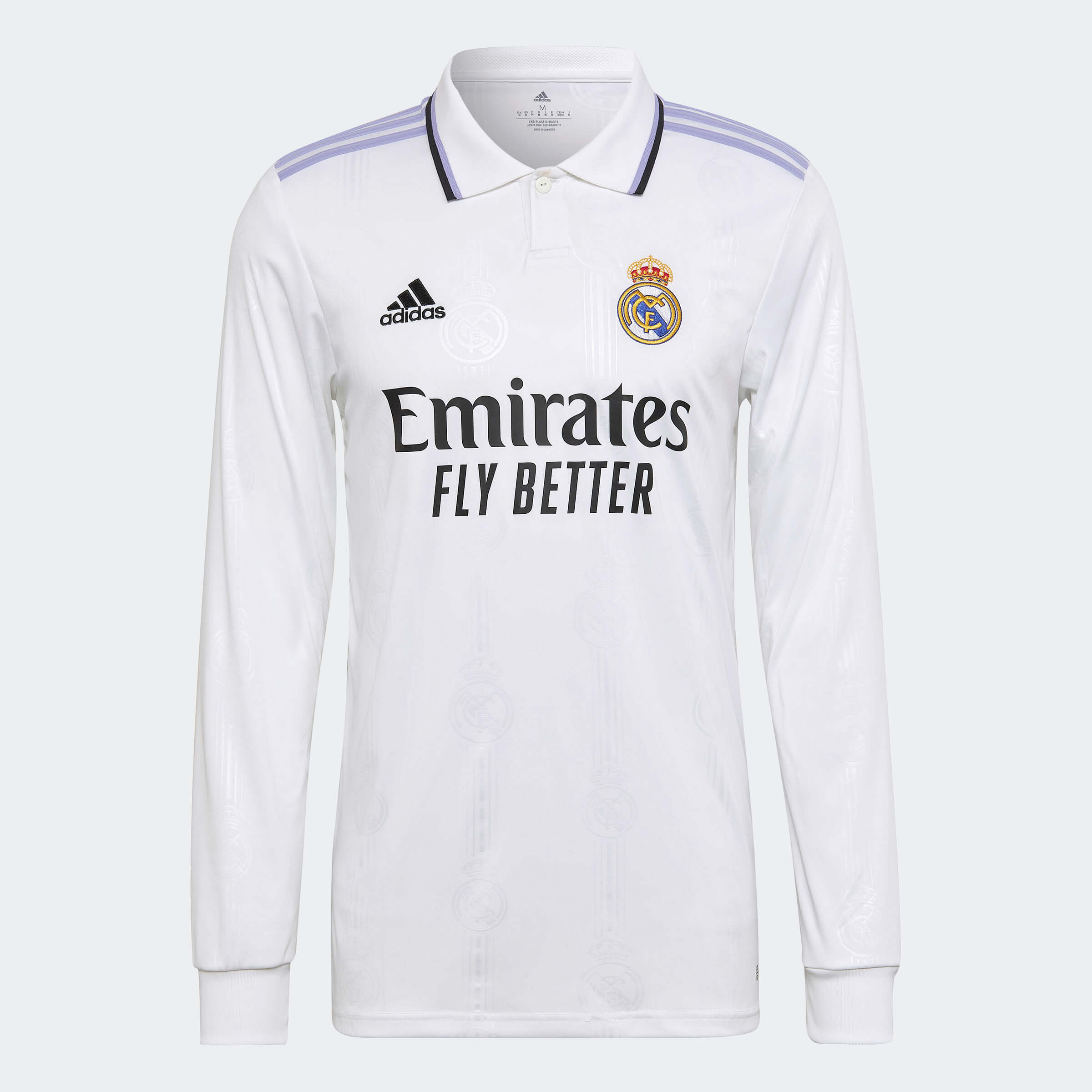 Adidas, Maglia a maniche lunghe adidas 2022-23 Real Madrid Home - Bianco