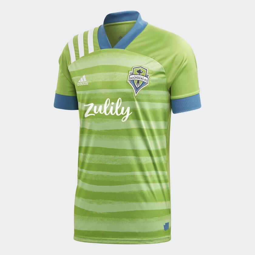 Adidas, Maglia adidas 2020-21 Seattle Sounders Home - Verde