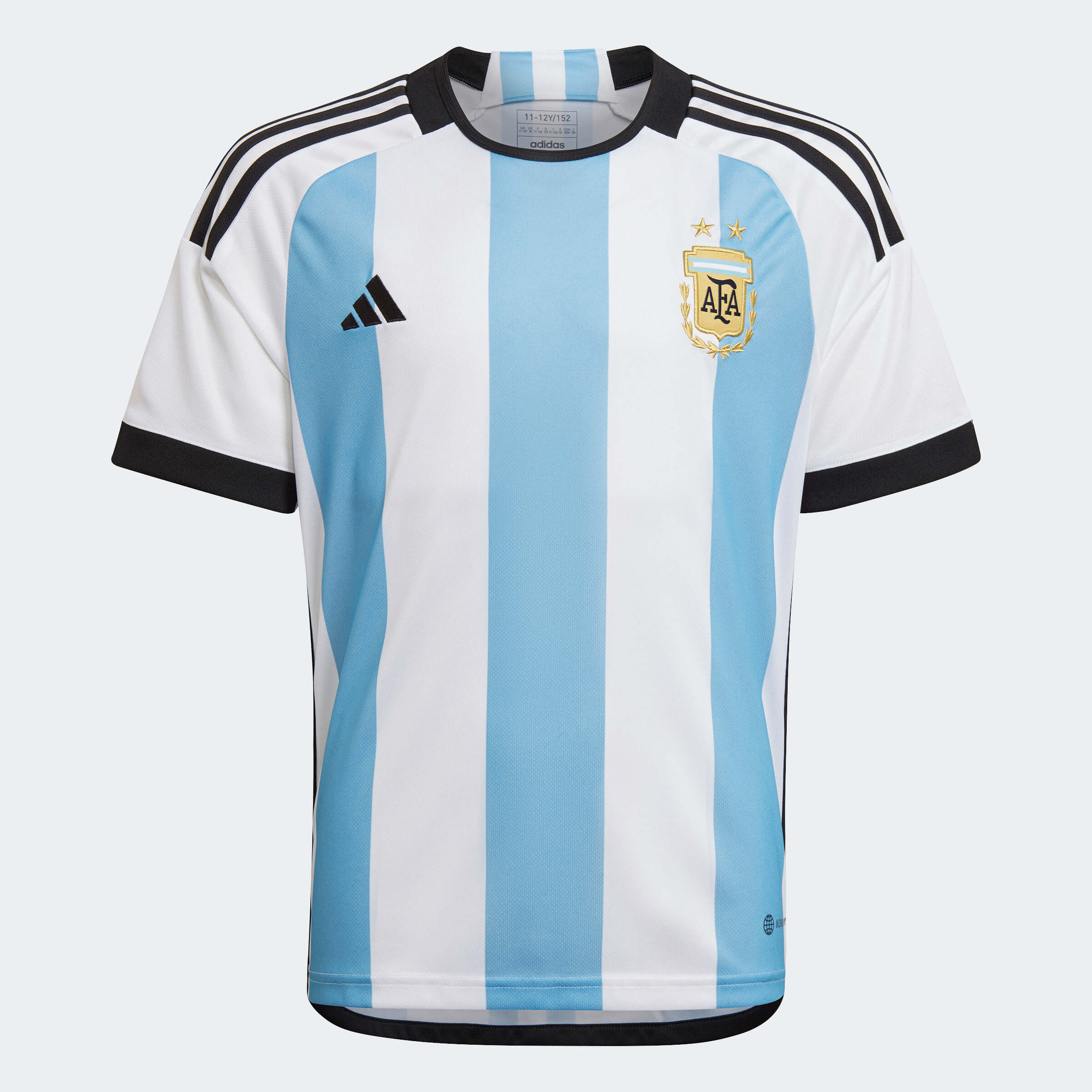 Adidas, Maglia adidas 2022-23 Argentina Youth Home - Bianco-Blu chiaro