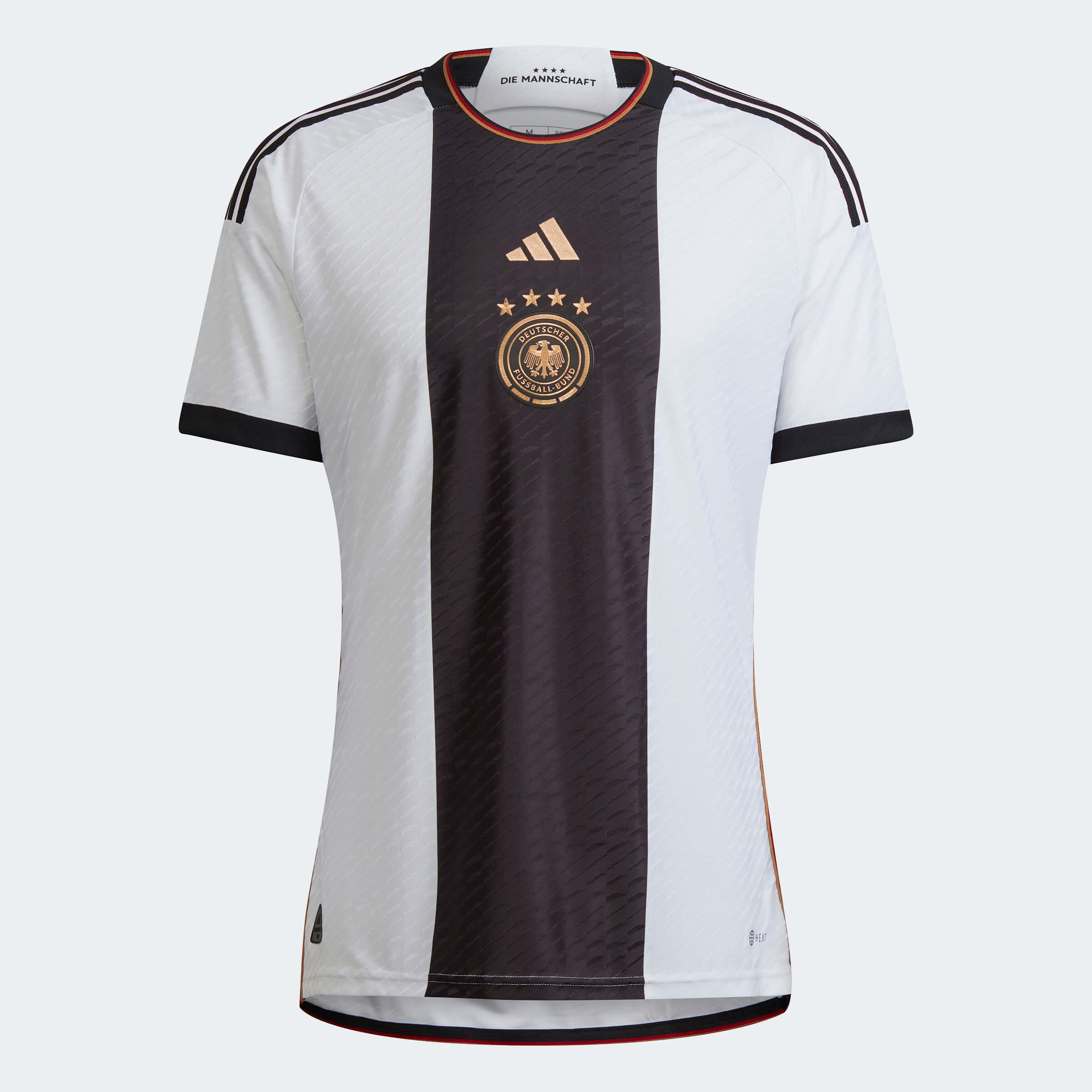 Adidas, Maglia adidas 2022-23 Germania Home Authentic Bianco-Nero