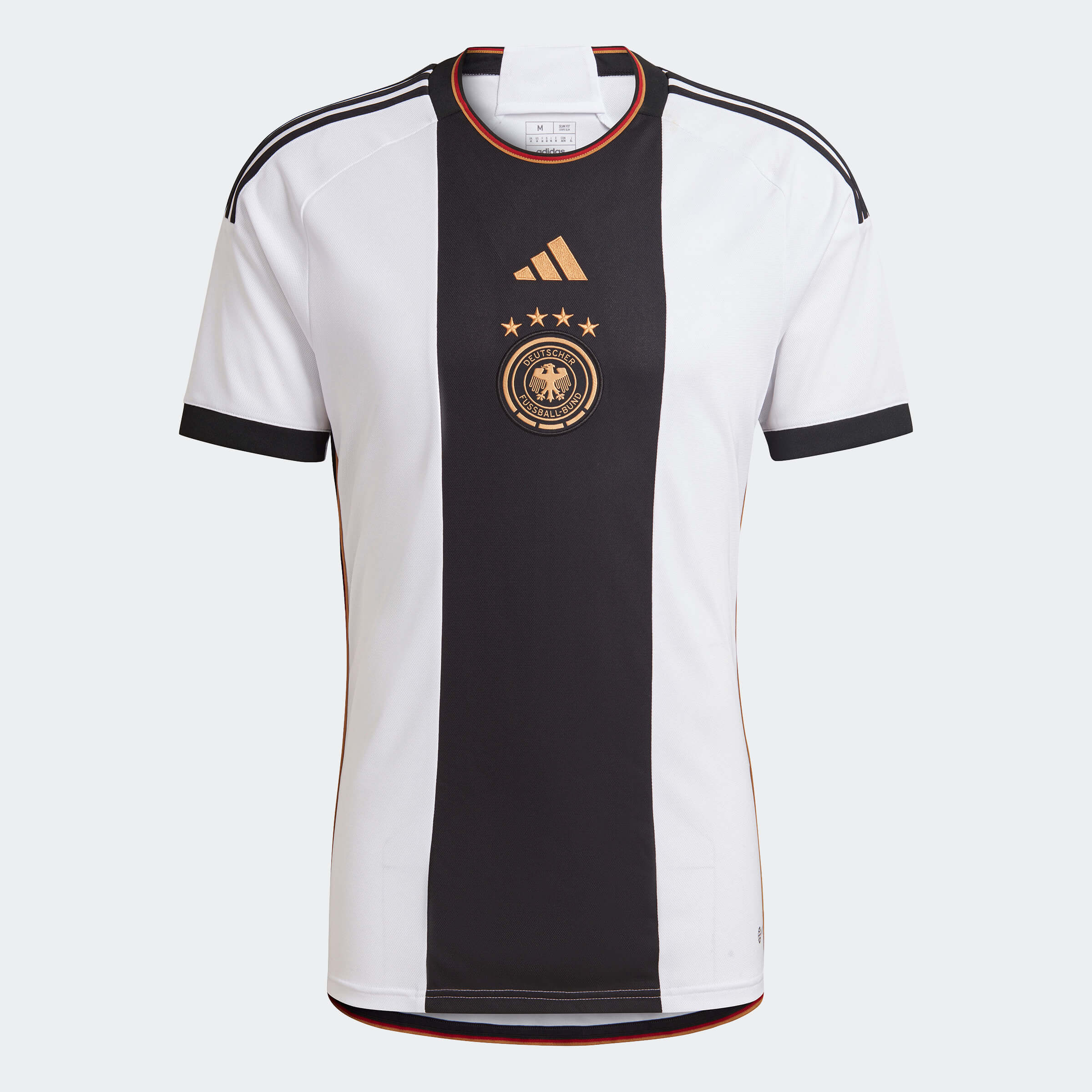 Adidas, Maglia adidas 2022-23 Germania Home Bianco-Nero