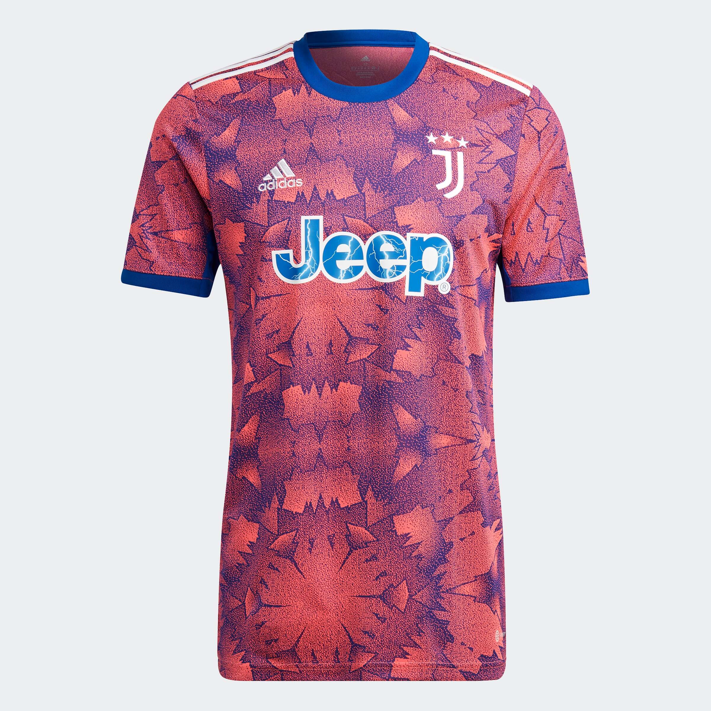 Adidas, Maglia adidas 2022-23 Juventus - Pink-Royal