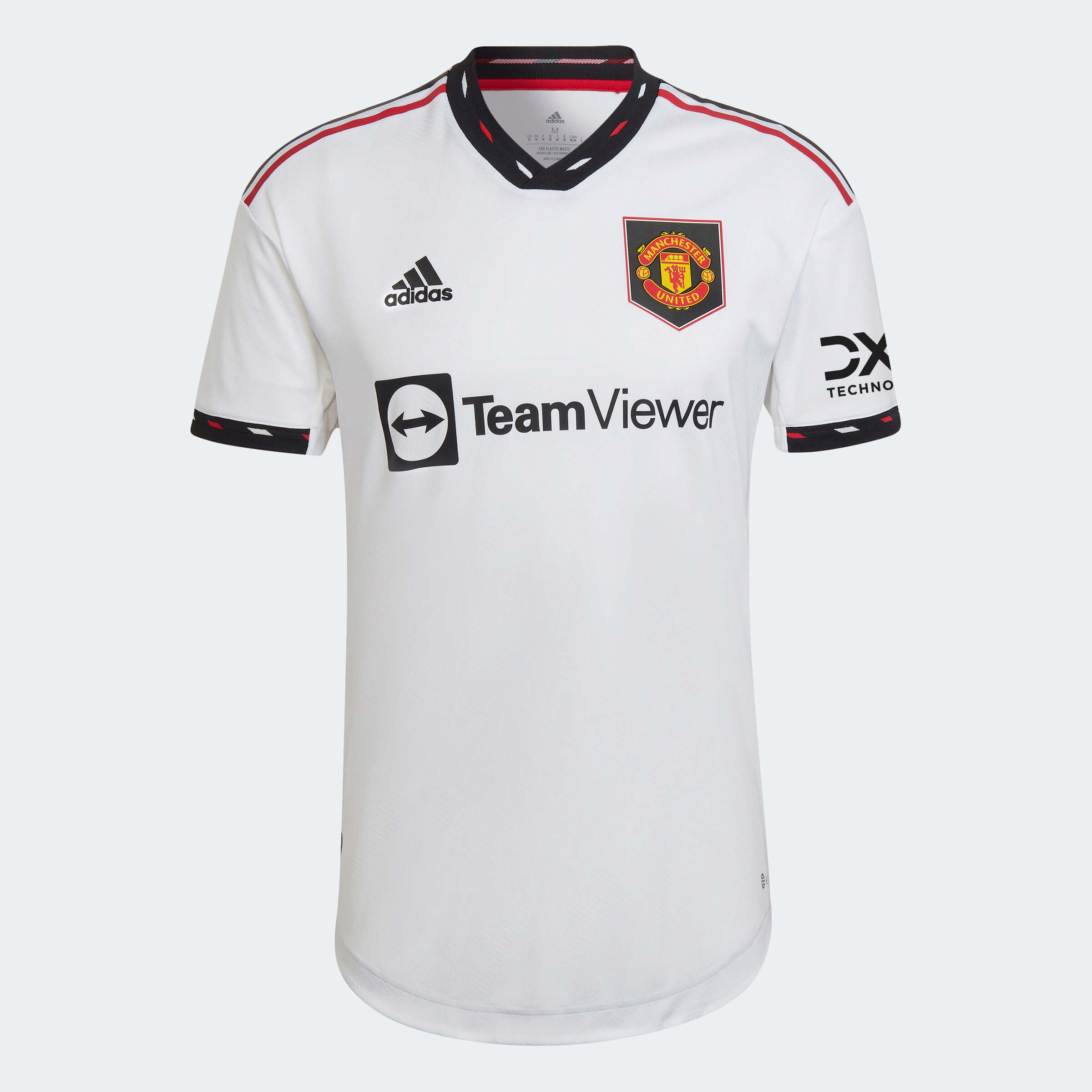 Adidas, Maglia adidas 2022-23 Manchester United Authentic Away - Bianco