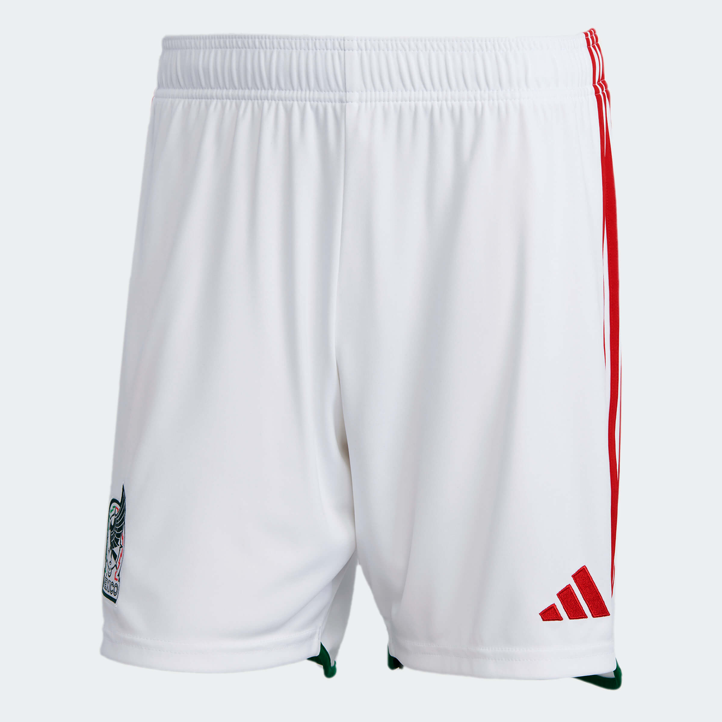 Adidas, Maglia adidas 2022-23 Messico Home corta Bianco-Rosso