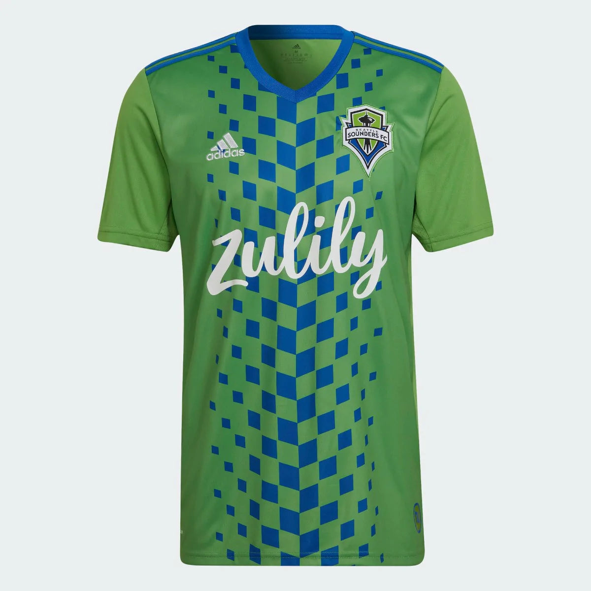 Adidas, Maglia adidas 2022-23 Seattle Sounders - Rave Green-Blue