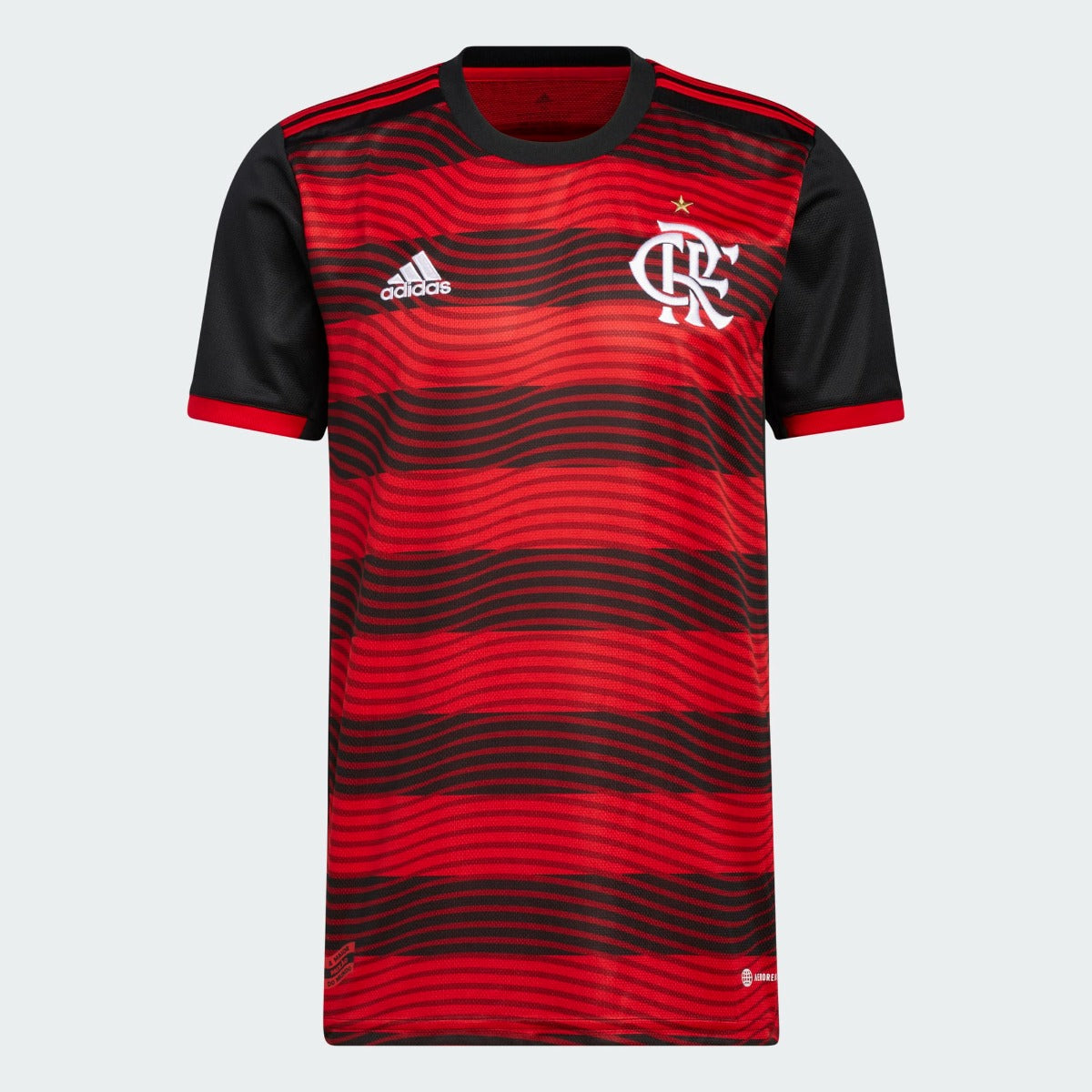 Adidas, Maglia adidas 2022 CR Flamengo - Rosso-Nero