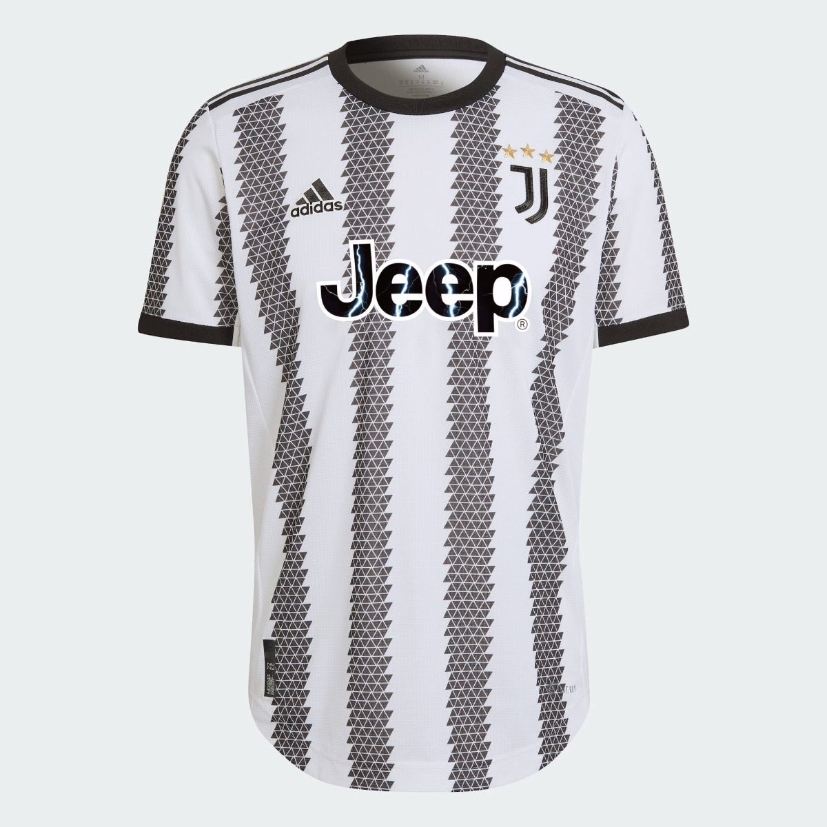 Adidas, Maglia adidas 22-23 Juventus Authentic Home - Bianco-Nero