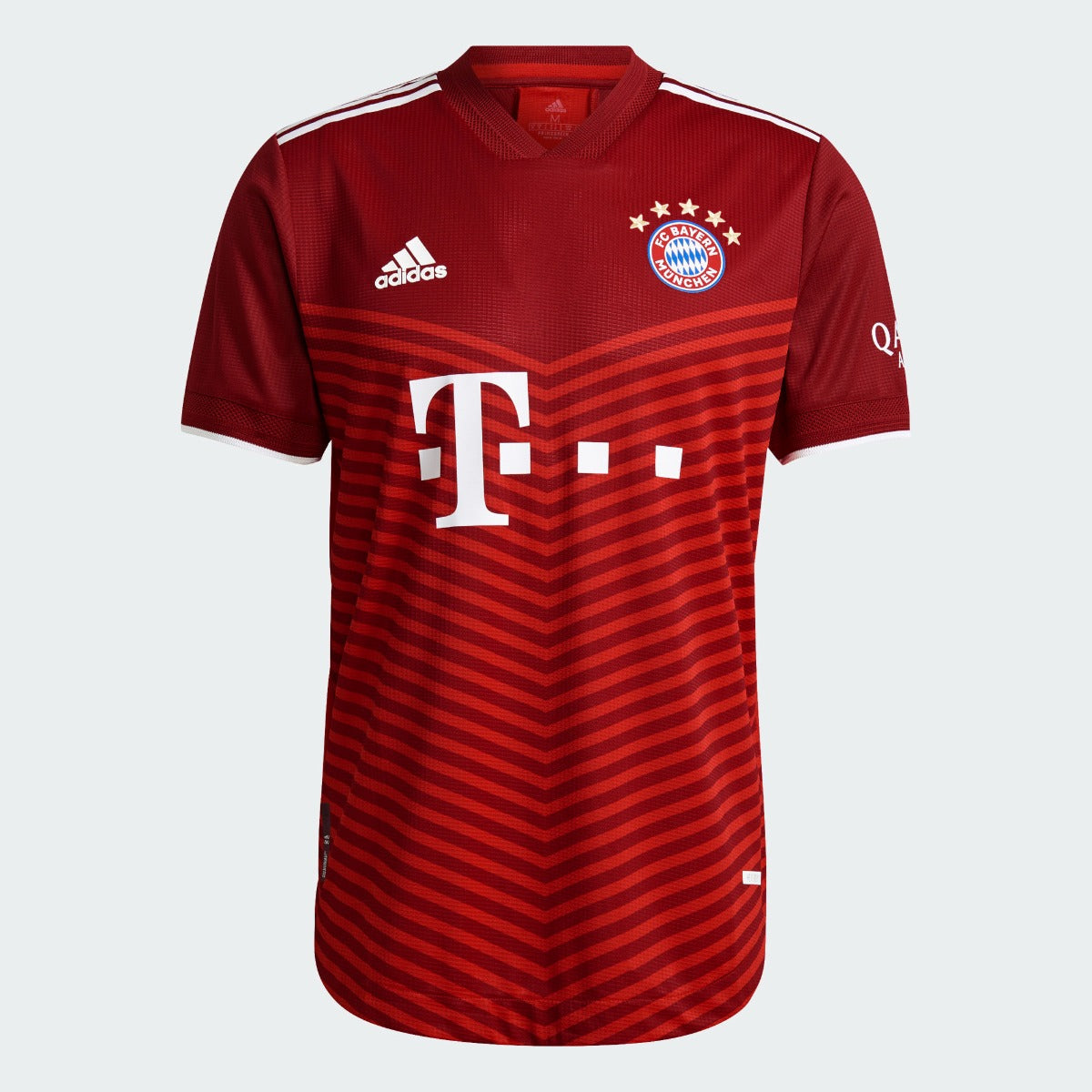 Adidas, Maglia autentica Adidas 2021-22 Bayern Monaco - Rosso scuro