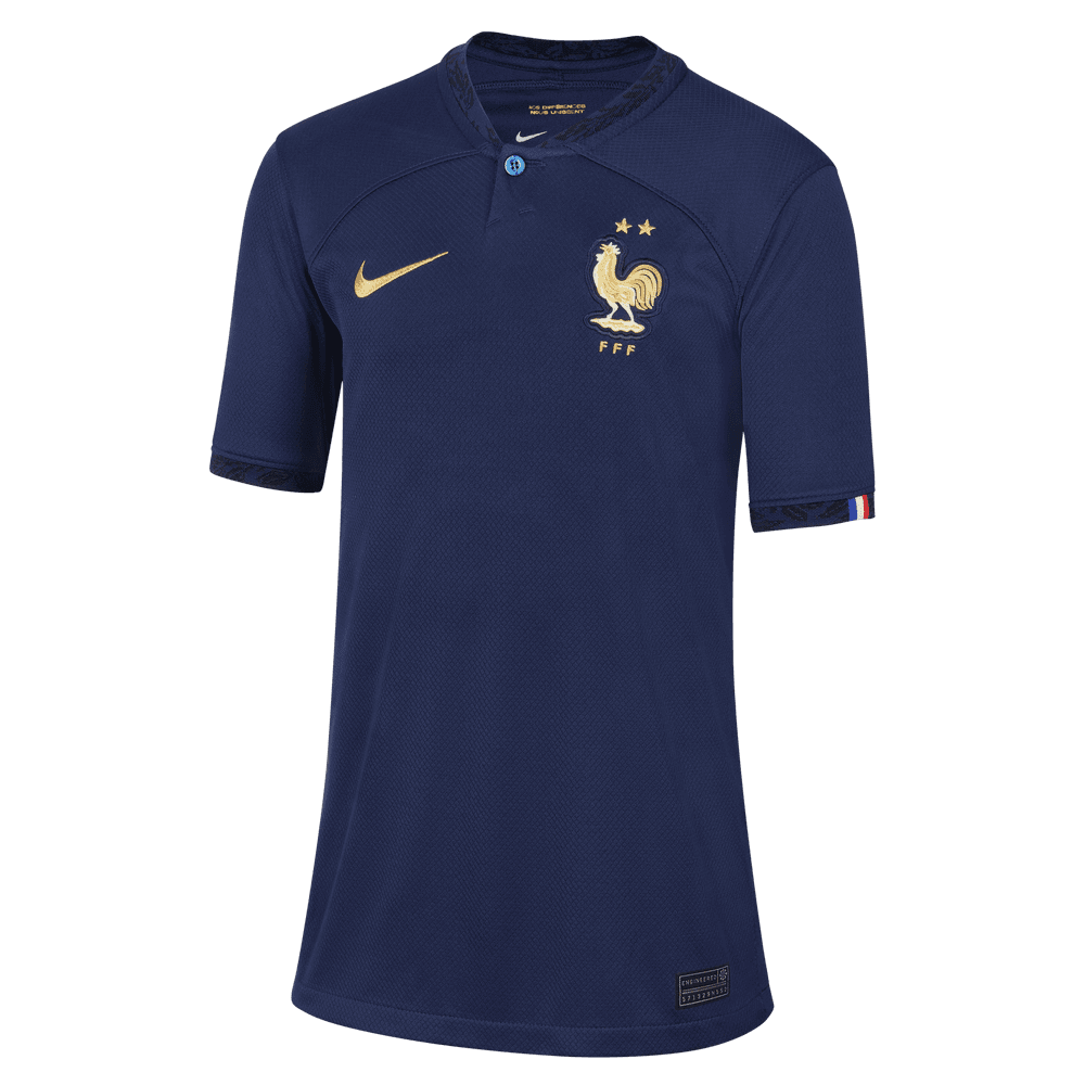 Nike, Maglia da calcio giovanile Nike 2022-23 - Marina Militare - Oro metallizzato