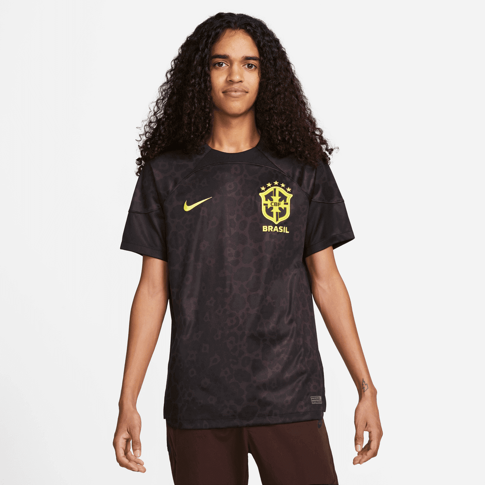 Nike, Maglia da portiere Nike Brasile 2022-23 - Nero