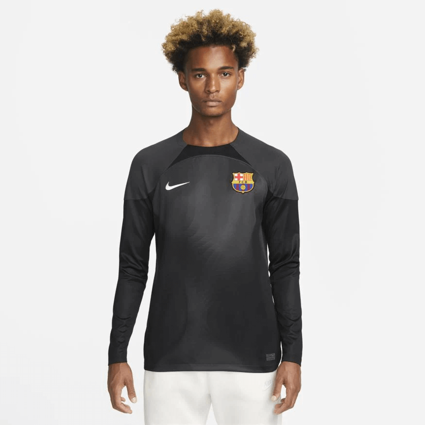 Nike, Maglia da portiere a maniche lunghe Nike 2022-23 FC Barcelona - Nero