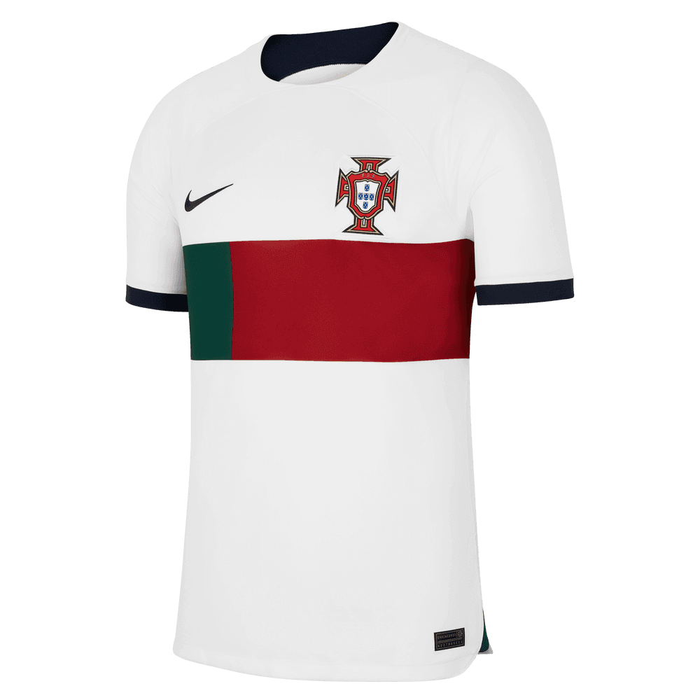 Nike, Maglia da trasferta Nike 2022-23 Portogallo - Bianco-Rosso-Verde