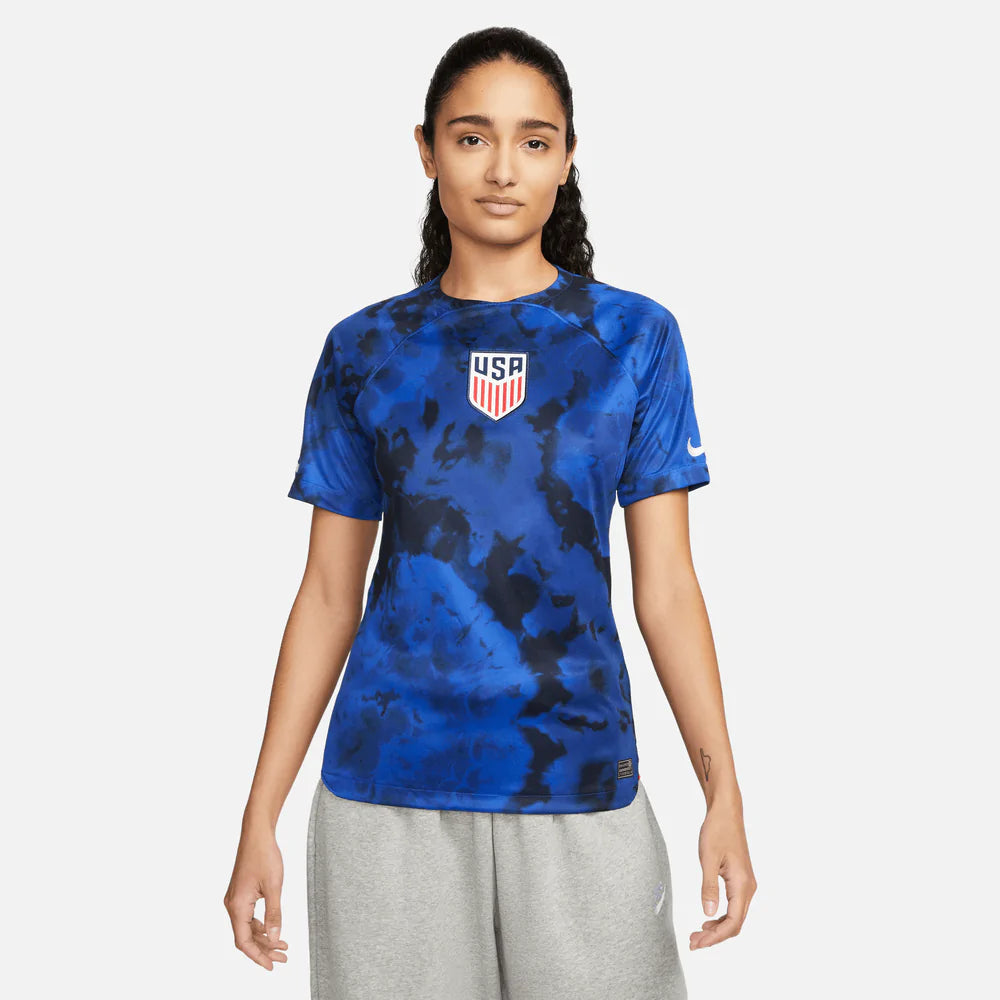 Nike, Maglia da trasferta Nike 2022-23 USA Donna - Bianco-Blu brillante
