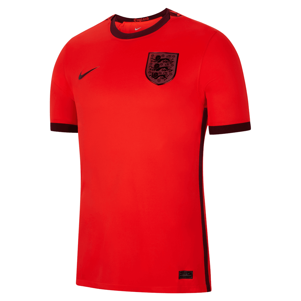 Nike, Maglia da trasferta Nike England EC22 (taglio maschile) - Crimson-Maroon