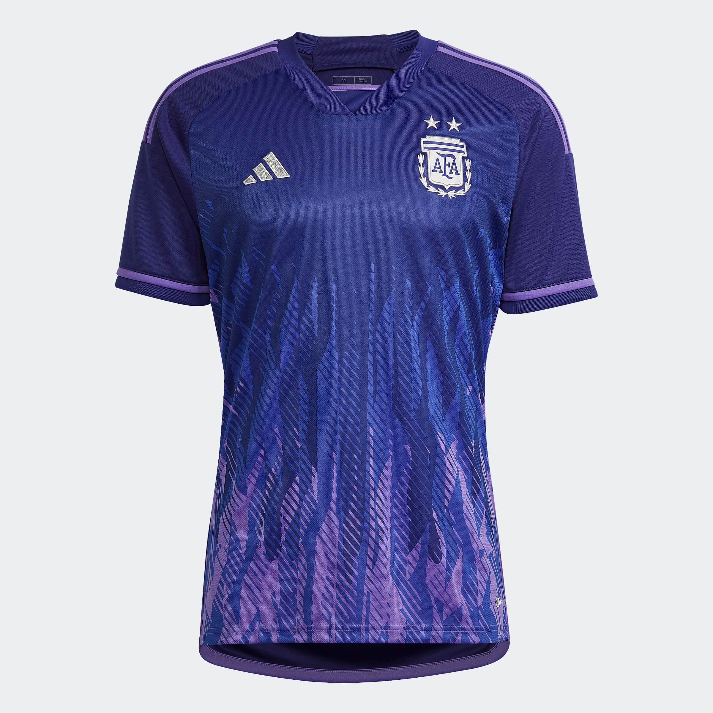 Adidas, Maglia da trasferta dell'Argentina adidas 2022-23 Indigo-Purple